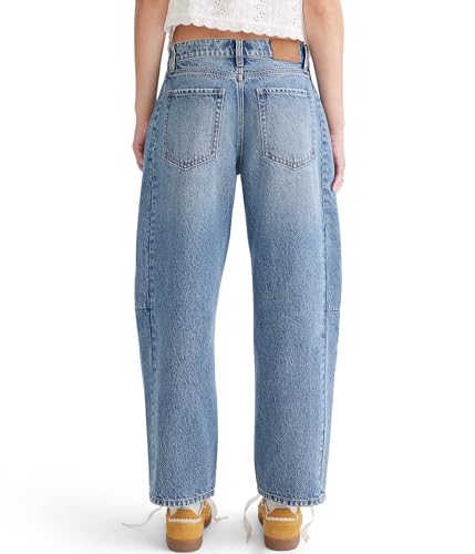 AEROPOSTALE Womens Mid-Rise Barrel Leg Jean4