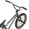 cubsala Syzygy 20 Inch Freestyle BMX Bike Bicycles for Ages Over 6 Years Old Teen Beginner and Adult Riders, Army Green with Brown Tires #3