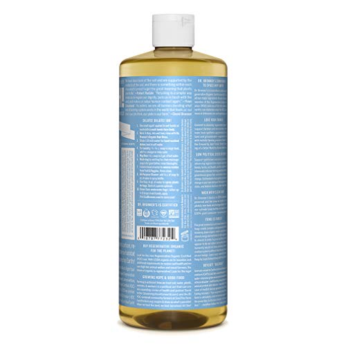 Dr. Bronner's Baby Unscented Liquid Soap - Image 3