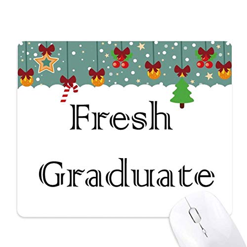 Tapis de souris Fresh Graduate anti-glisse en caoutchouc de bureau
