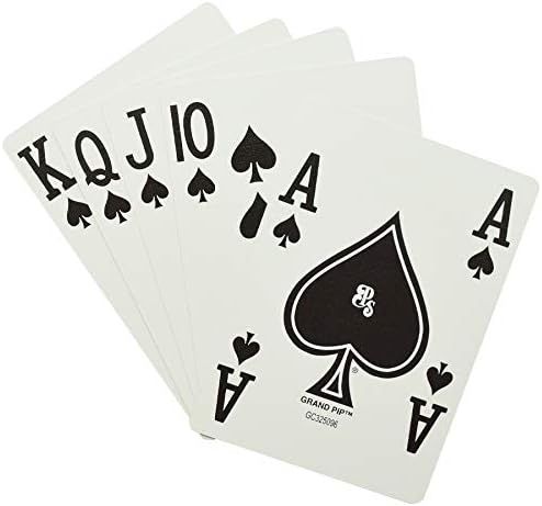 Casino Playing Cards - Aliante 2 New Decks Poker Size Jumbo Index