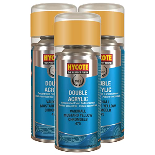 Hycote Vauxhall Mustard Yellow 150ml (Pack of 3)