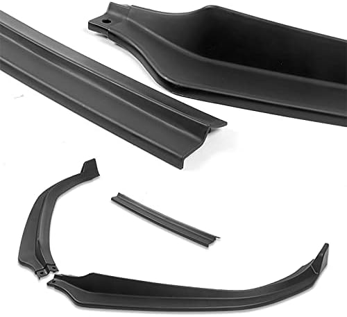 3PCS Front Bumper Lip Kit fit for Compatible with 2020-2025 BMW 4-Series G22 G23, M-Sport Style Splitter Trim Protection Spoiler, Air-Dam-Chin-Diffuser (Unpainted Matt Black)