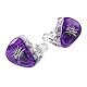 LINSOUL Kiwi Ears Orchestra Lite Performance Custom 8BA In-Ear Monitor IEM mit Abnehmbarem 4-adrigem 7N Sauerstofffreiem Kupfer OFC Kabel, Handgefertigter Faceplate(Lila)