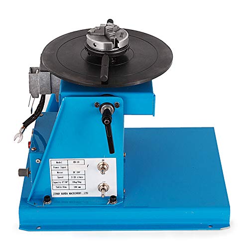 Schweißdrehtisch 10kg Schweißgeräte Drehtisch 15w Schweißtisch Schweißpositionierer für Schweißen (10kg 15w)