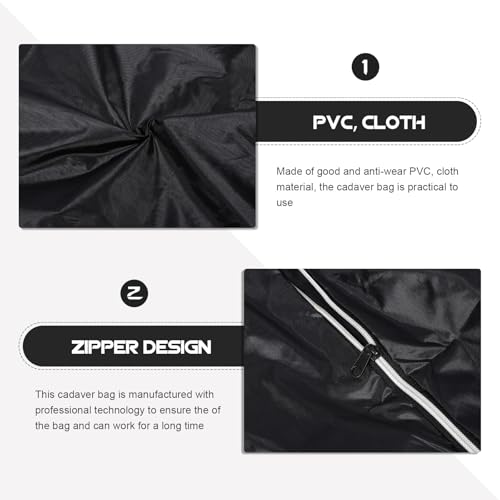 Sac à cadavre imperméable en PVC pour transport et funérailles