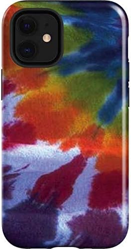Skinit Impact Phone Case Compatible with iPhone 12 Mini - Taupe Tie Dye Design