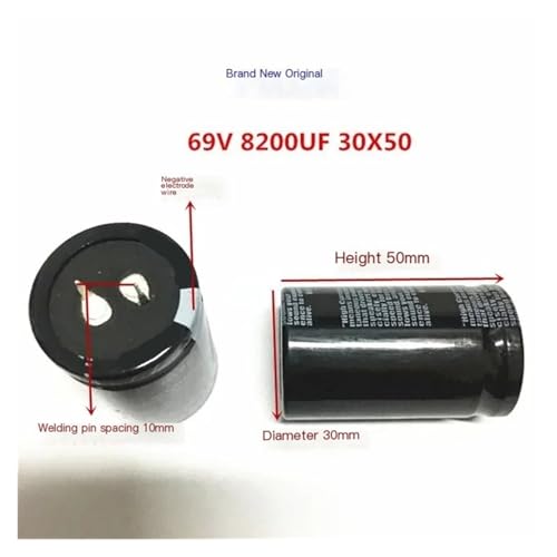 Condensateur 8200 uf 69V résout les chutes de tension et pannes d'alimentation