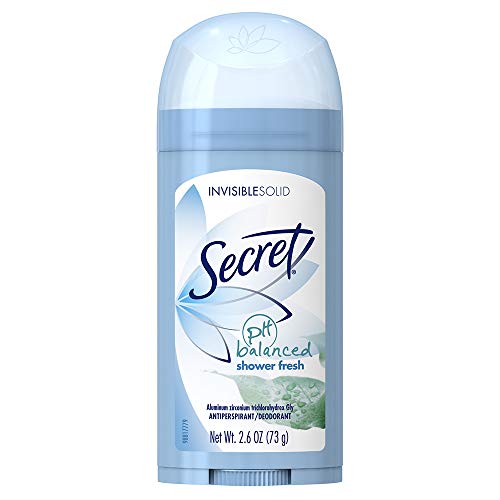 Secret Invisible Solid Antiperspirant Deodorant, Unscented - 2.6 oz - 2 pk