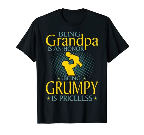 Homme Être grand-père, c'est l'honneur d'être grincheux n'a pas de prix T-Shirt