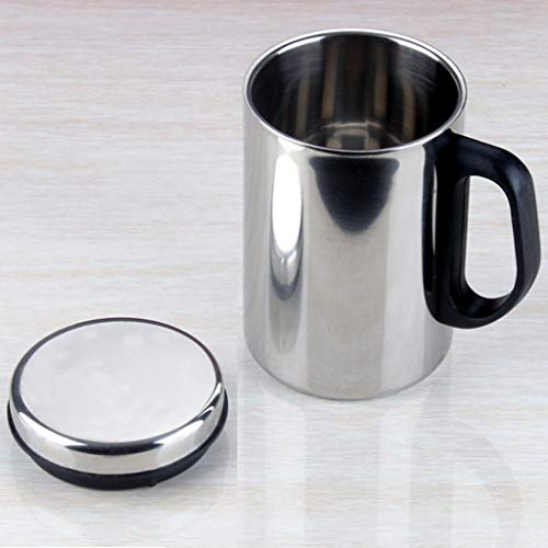 Homyl Caneca de cerveja de parede dupla de aço inoxidável copo de vinho isolado para viagem Caneca d