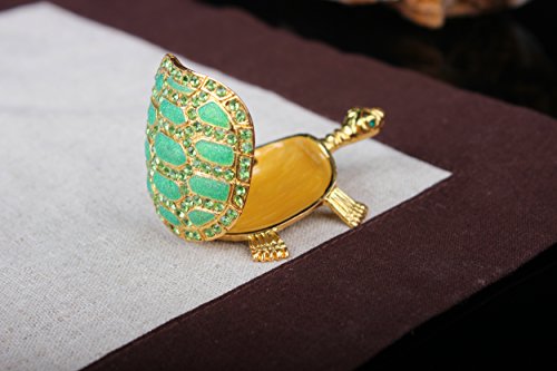 Znewlook Wild Sea Turtle Box Czech Crystals Loggerhead Flatback Turtle Figurine #TOP5