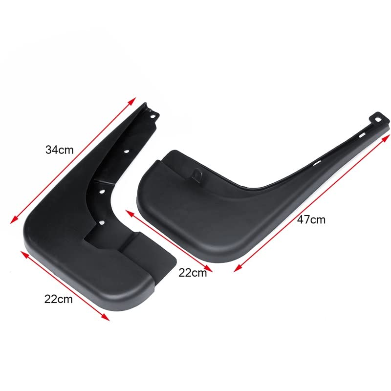 Garde-Boue Avant/Arrière VW Touareg Mk1 2008-2010 – Splash Guards ABS Robustes