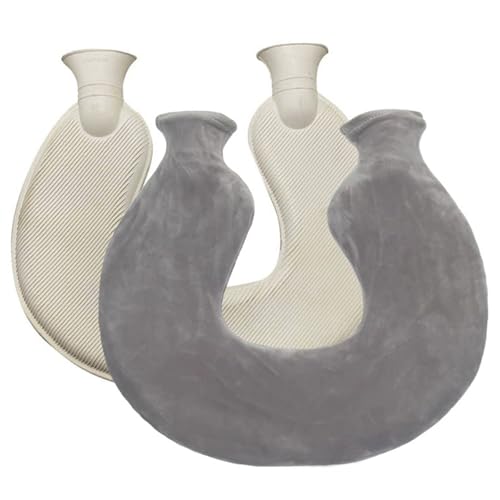 Bouillotte moelleuse en forme de U au design ergonomique premium