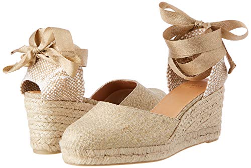 Castañer Carina, Scarpe da Ginnastica Donna, Oro