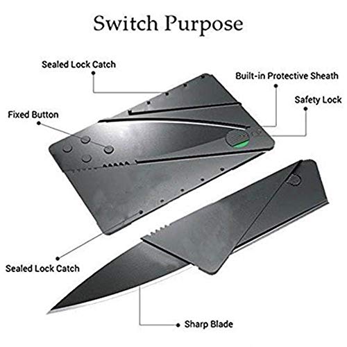 Kreditkartenmesser Shinetool 10er Set im Kreditkartenformat