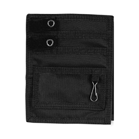 Elite Medical Instruments EAO-314-B EMI Nylon 5 Pocket Nurse Scrub Organizer, Black Cover