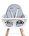 Childhome EVOLU Coussin d'assise pour chaise haute Gris clair 60 x 56 x 4 cm