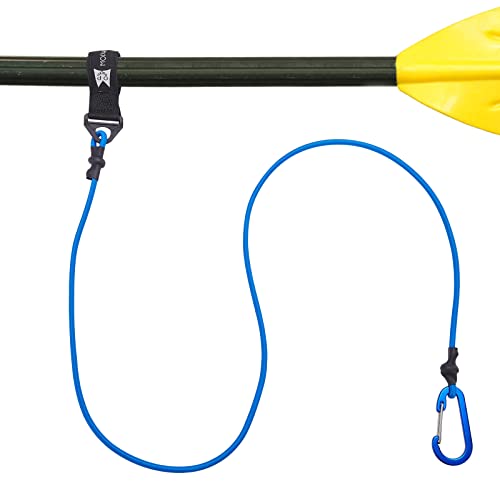MOPHOEXII パドルリーシュ セーフティロッド バンジーロッドホルダー グリップギア カヤックパドルテザー 軽量 コイル状カヤックパドルリーシュ SUPカヤックカヌー釣り ボート用