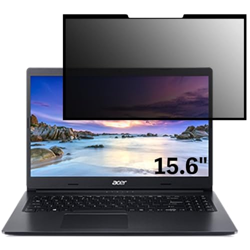 acer A315-23-F38U/K (Aspire 3) 15.6インチ 16:9 対応 粘着 着脱式 覗き見防止フィルター プライバシーフィルター ブルーライトカット 反射防止 パソコン PC モニター 液晶保護フィルム 保護シート