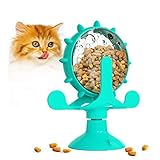Food Interactive Toys:Dies ist ein multifunktionales Haustierspielzeug mit verschüttetem Futter. Entfernen Sie den weichen Gummistopfen oben und fügen Sie direkt Tiernahrung oder Snacks hinzu. Haustiere können dieses Produkt mit leichter Kraft drehen. Wenn sich der Hauptkörper dreht, fallen Snacks aus dem undichten Loch, um das Interesse der Haustiere am Spielen zu wecken