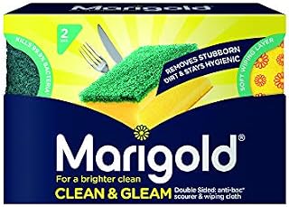 Marigold 2-in-1 Clean and Gleam Scourer, Pack of 8