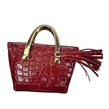 Baoblaze Figuras a Escala 1:6, Bolso, Accesorios para muñecas, Figuras de Vestir, Parte, decoración de muñeca BJD, Bolso de Moda de Soldado para Mujer de 12, Rojo