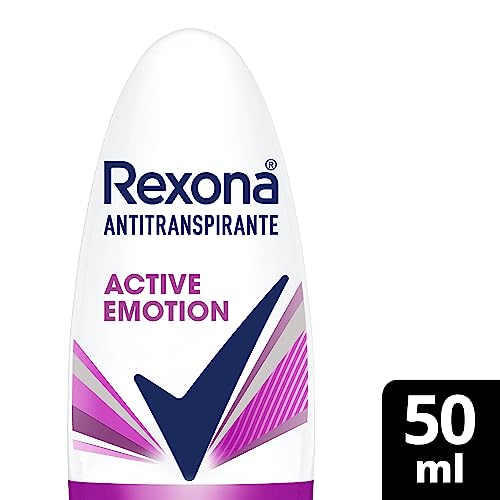 Rexona Desodorante Antitranspirante Feminino Roll On Active Emotion 50Ml (A Embalagem Pode Variar)