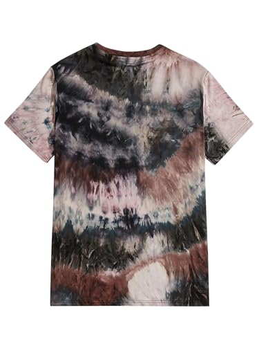 Image of Remidoo Women's Casual Oversized T Shirt Short Sleeve Graphic Tee Letter Tie Dye Shirts