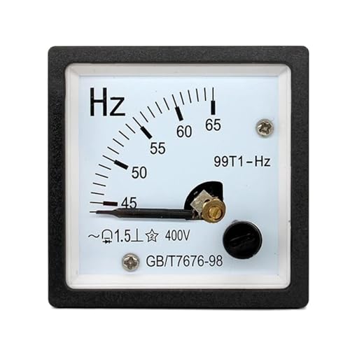 Fréquencemètre analogique 45-65Hz 220V pour stabiliser la fréquence de vos appareils