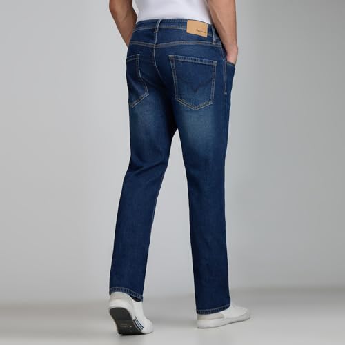 Image of Pepe Jeans Men's Jeans | Straight Fit | Mid Rise | Stretchable