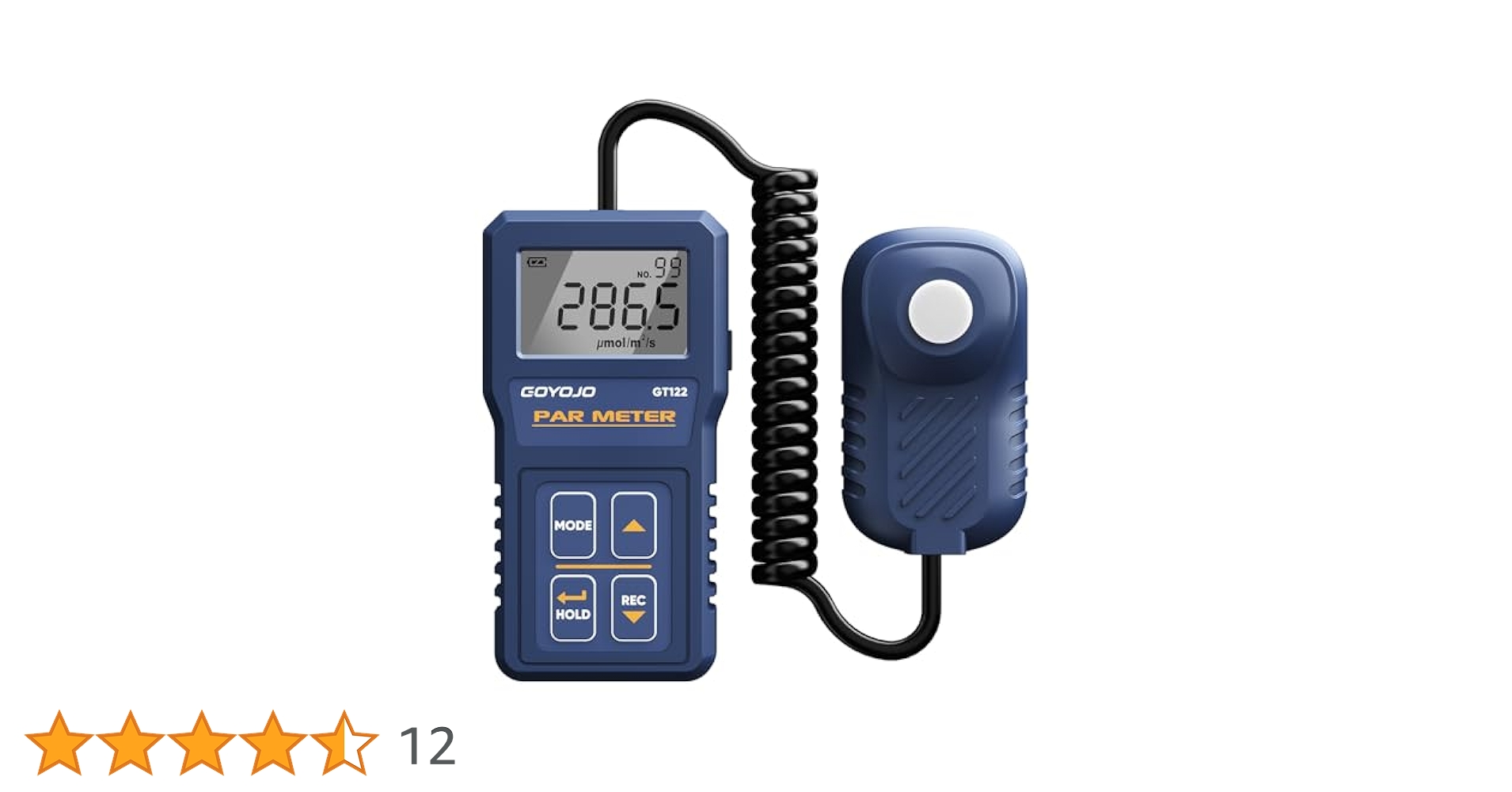 Amazon | 分体式 PARメーター PPFD測定器 光量子束密度計 波長