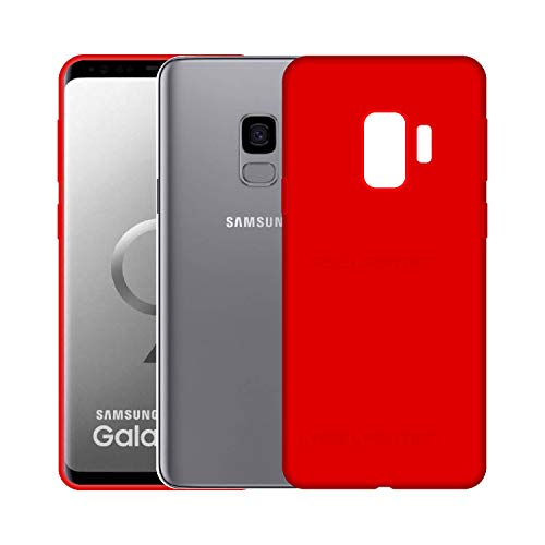 Image of Case Creation Luxurious OG Series for Samsung S9 Case Cover,Anti-Dirty Slim Case Frosted Matte Cute Candy TPU Raised Bezel (Splash of Color) Back Cover for Samsung Galaxy S9 -Wine Red