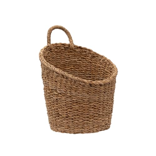 Arthur Cameron – Kompo Hanging Seagrass Storage Basket with Dipped Front – Handwoven Decorative Hanging Organiser for Small Spaces (Small)