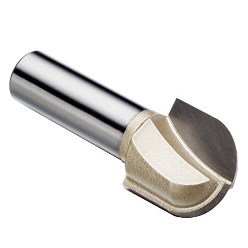 Uxcell 7/8-Inch Cutting Dia, 1/2-Inch Straight Shank, Tungsten Carbide Core Box Round Nose Router Bit #TOP3