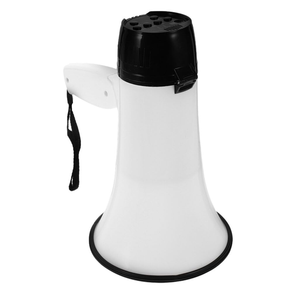 INOOMP 1set Portable Handheld Megaphone Loudspeaker with Recording Function Battery Operated and Practical Design for Outdoor Events Sports Cheering and Public Announcements