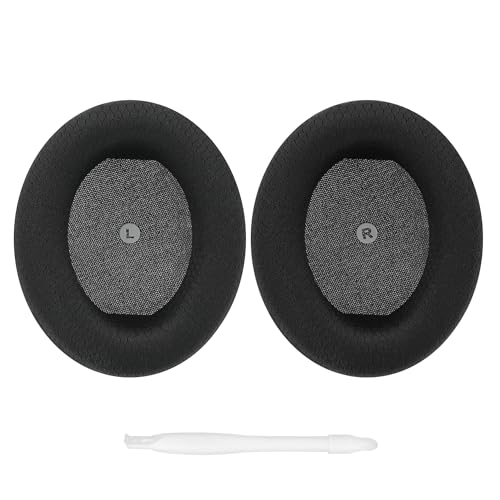 Geekria Cojines de Repuesto para Auriculares HyperX Cloud Orbit S, Almohadillas de Tela de Malla Cómodas (Negro) miniatura 3