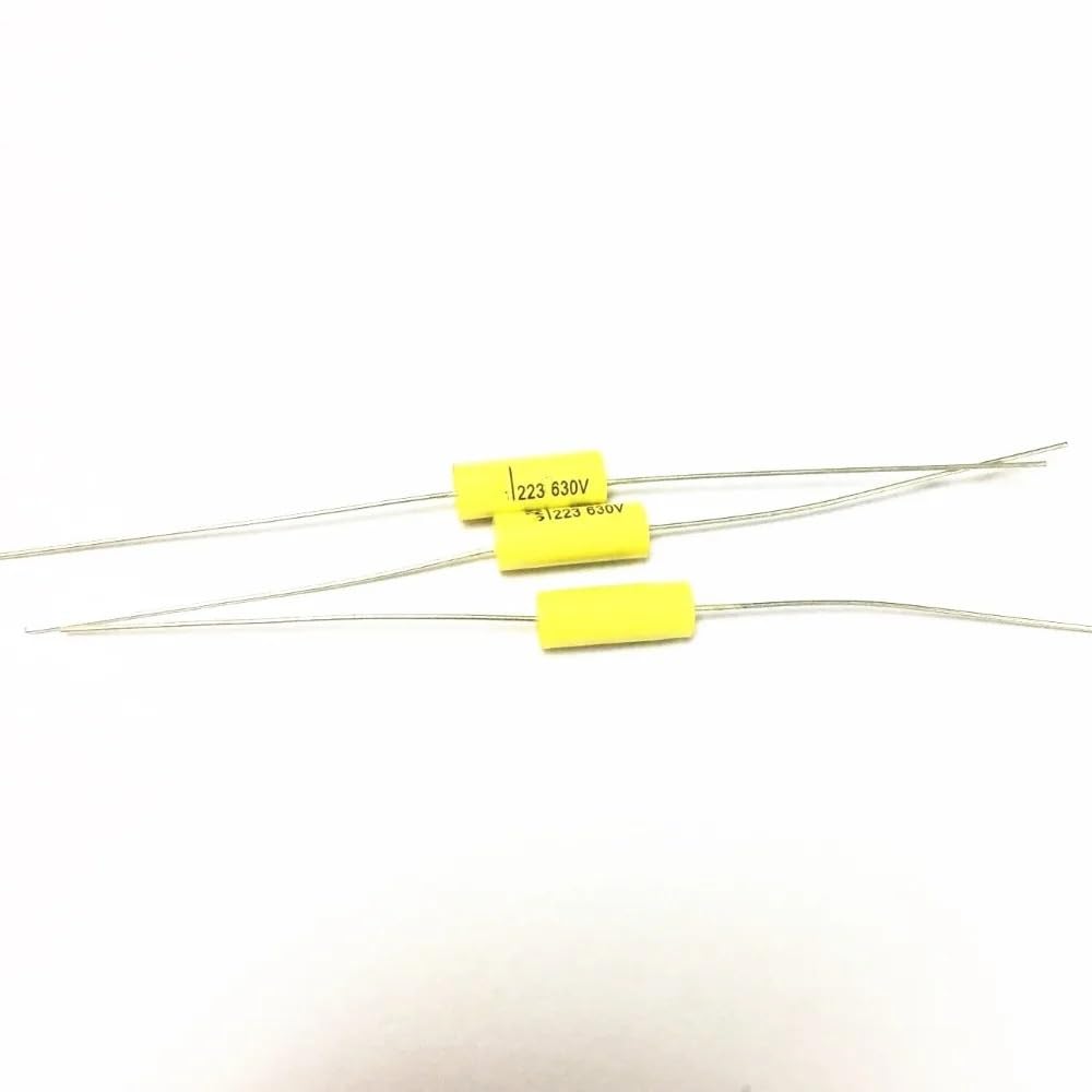 Condensateur 0.022uF 630V axial jaune idéal pour restaurer un ampli à lampe