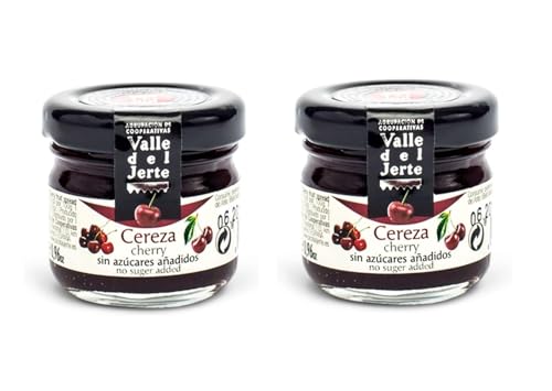 Pack 2 uds Mermelada Extremeña Artesana de Cereza de Valle del Jerte Corazón Extremeño 30g