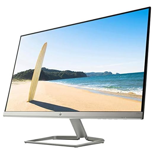 HP 27fwa - Monitor Full HD de 27" (1920 x 1080, panel IPS LED, 16:9, HDMI 1.4, 5 ms, 60 Hz, AMD FreeSync, Altavoces incorporados), Color Blanco Nieve