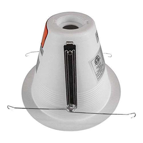 Nicor Lighting 6 Inch White Wet Location Rated Cone Baffle Trim, Fits 6 Inch Housings (17550Awl) #TOP2