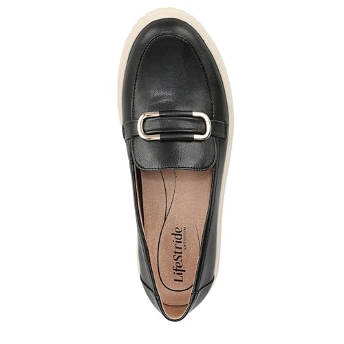 LifeStride Womens Geneva Bit Loafer Flat Black 6 M by LifeStride - Used condition - Image 5