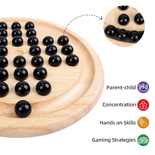 Juego de Mesa Solitario de Madera Offelec miniatura 5