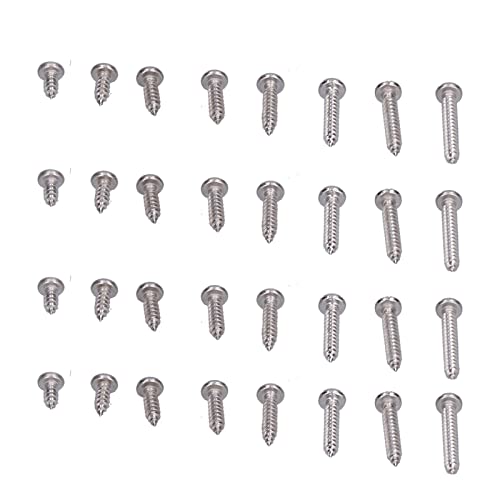 Tornillos de cabeza pan M3 autoperforantes acero 304 200 piezas miniatura 5
