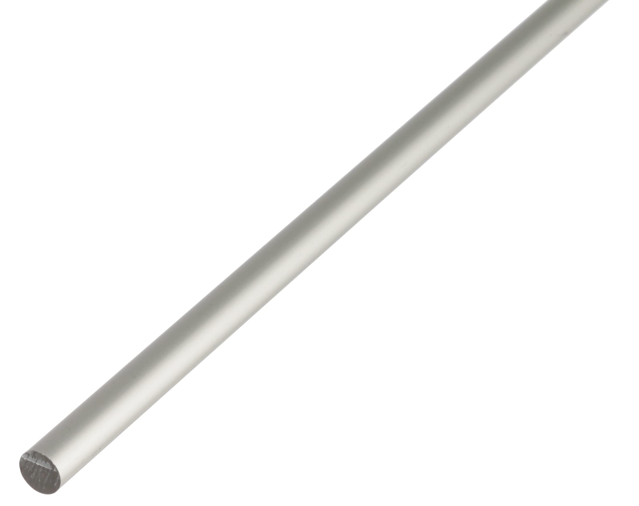 Alberts Anodised Silver Colour 473334 Round Bar Aluminium Anodised Silver 1000 X 8 Mm