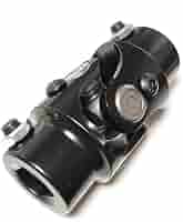 Accsoe Single U Joint - 5/8-36 Spline X 3/4 DD, 83mm Total Length, 35° Max Working Angle, Black Coated