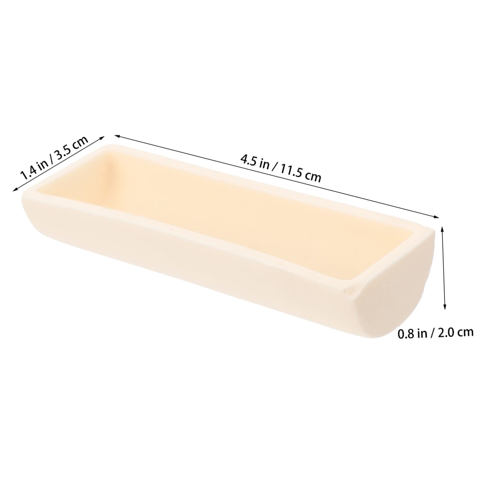 HOMOCONO Experimental Combustion Boat Tube Furnace Lead Labs Burning Boat Log Crucible Melting Cup Slots Experiment Alumina Crucible Labs Alumina Crucible Corundum Ark Aluminum Oxide White