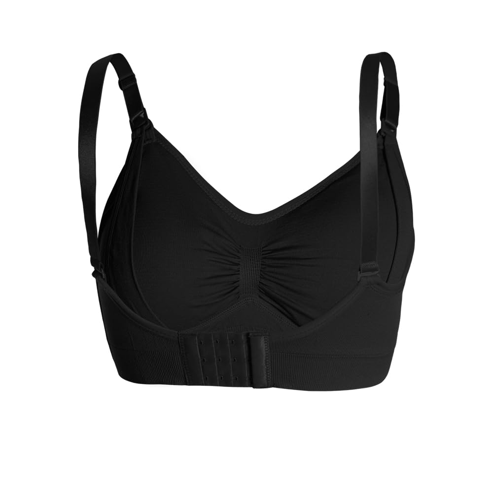 brasieres de Lactancia para Mujer,Embarazo,sin Varillas,con Almohadillas,Extensores y Clips,Paquete de 4