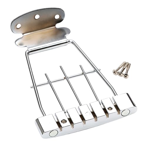 SUPVOX Jazz Guitar Bridge Plate Metal String Board Practical Design for Easy Replacement