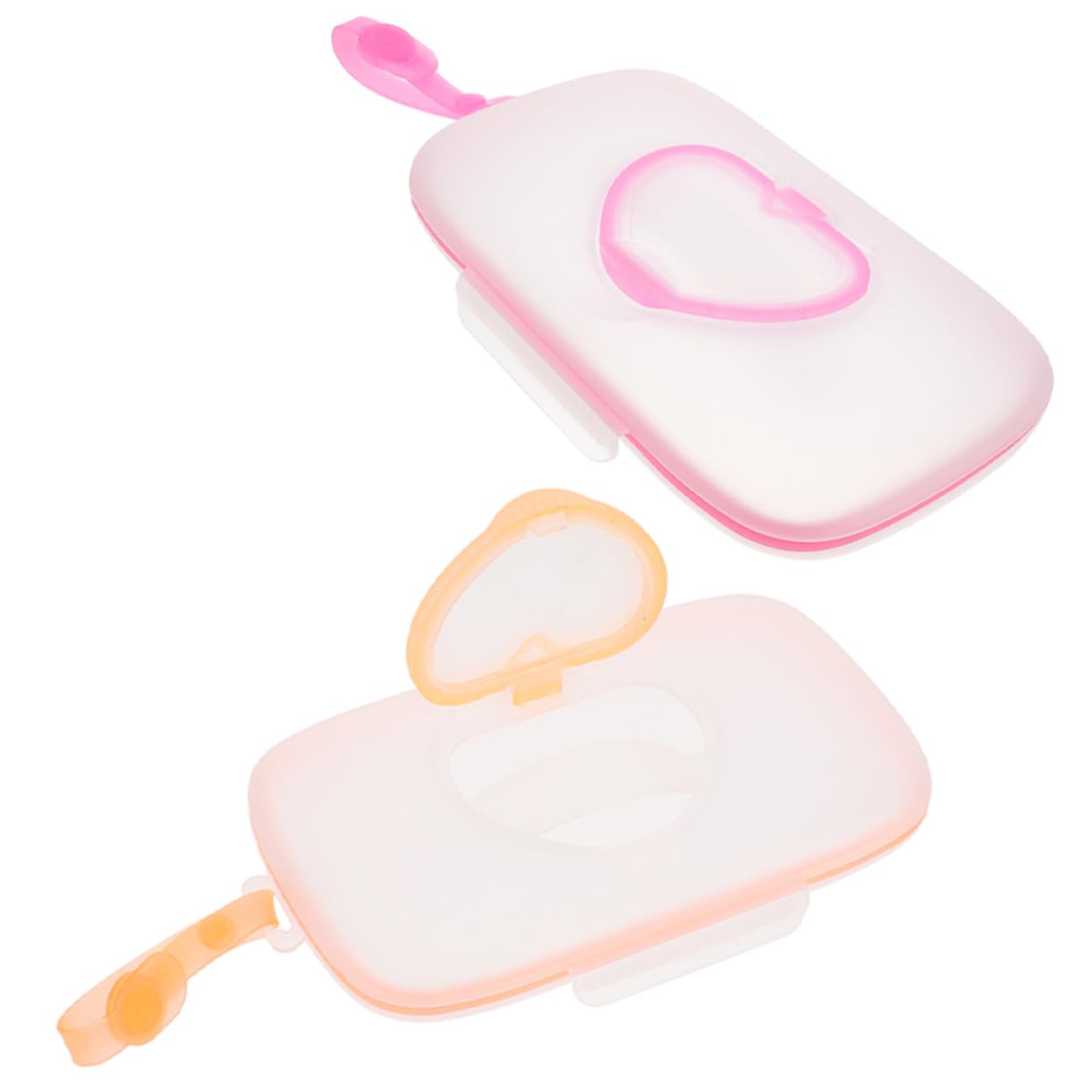 PartyKindom 2Pcs Portable Wipe Storage Holder Wipe Dispenser for Travel Compact Lightweight Design for Home Outdoor Use Includes Options